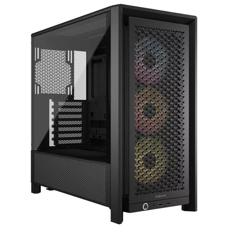 Corsair FRAME 4000D RS ARGB – Mid-Tower ATX Case with Tempered Glass and 3 ARGB Fans