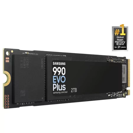 Samsung 990 EVO Plus 2TB M.2 PCIe 4.0/5.0 NVMe SSD – Leitura até 7.250 MB/s, Alta Performance|Samsung|8806095575650