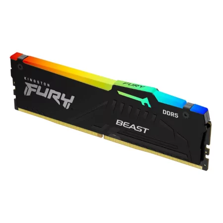 Dimm KINGSTON 16GB DDR5 5200MT/s CL36 FURY Beast Black RGB