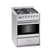 Meireles E 610 X ST 60cm Mixed Stove – Gas and Multifunctional Electric Oven with 4 Burners