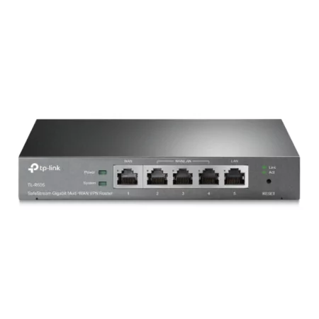 ​TL-R605 SafeStream Gigabit Multi-WAN VPN Router with 5 Ports and Omada SDN Management - TP-Link​