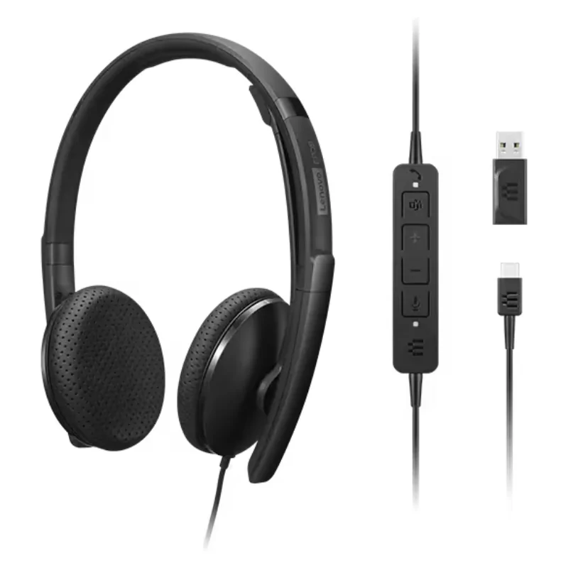 Auscultadores Lenovo 4XD1M45626 – Conexão USB-C, Ideal para VoIP|Lenovo|0195892090458 Auscultadores Lenovo 4XD1M45626 – Conexão USB-C, Ideal para VoIP|Lenovo|0195892090458