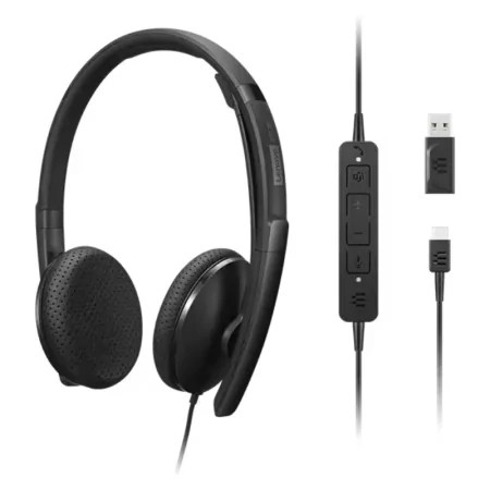 Auscultadores Lenovo 4XD1M45626 – Conexão USB-C, Ideal para VoIP|Lenovo|0195892090458 Auscultadores Lenovo 4XD1M45626 – Conexão USB-C, Ideal para VoIP|Lenovo|0195892090458