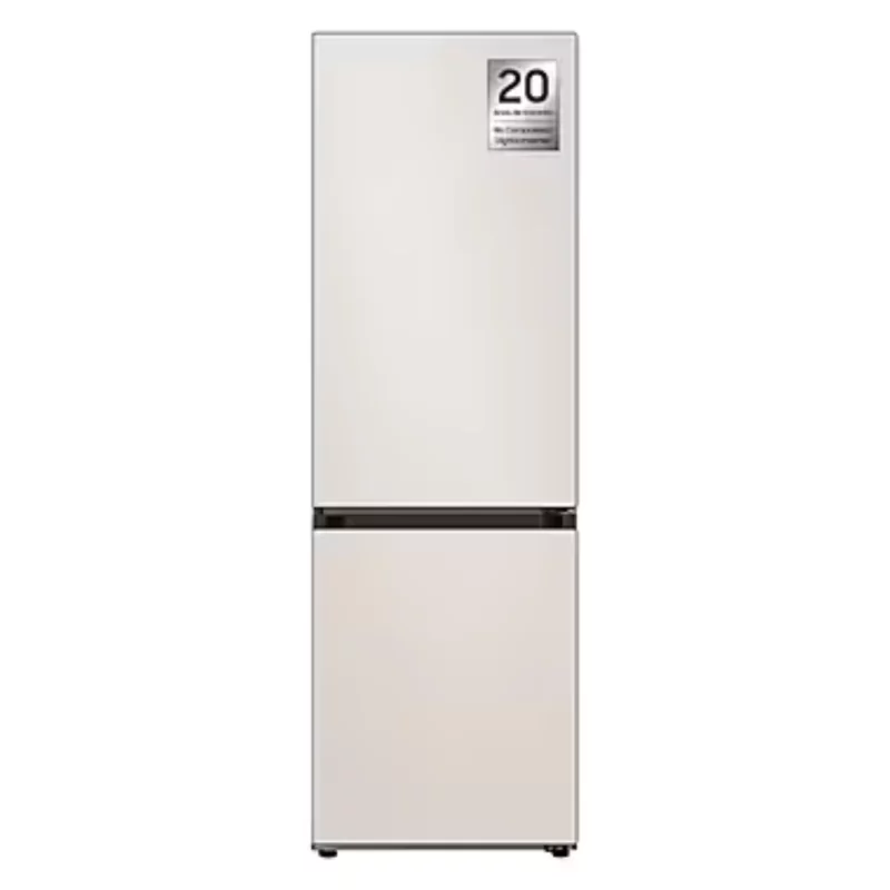 Samsung RB34C6B1DCE Combined Refrigerator - (No Frost - 185.3 cm - 344 L - Cream)