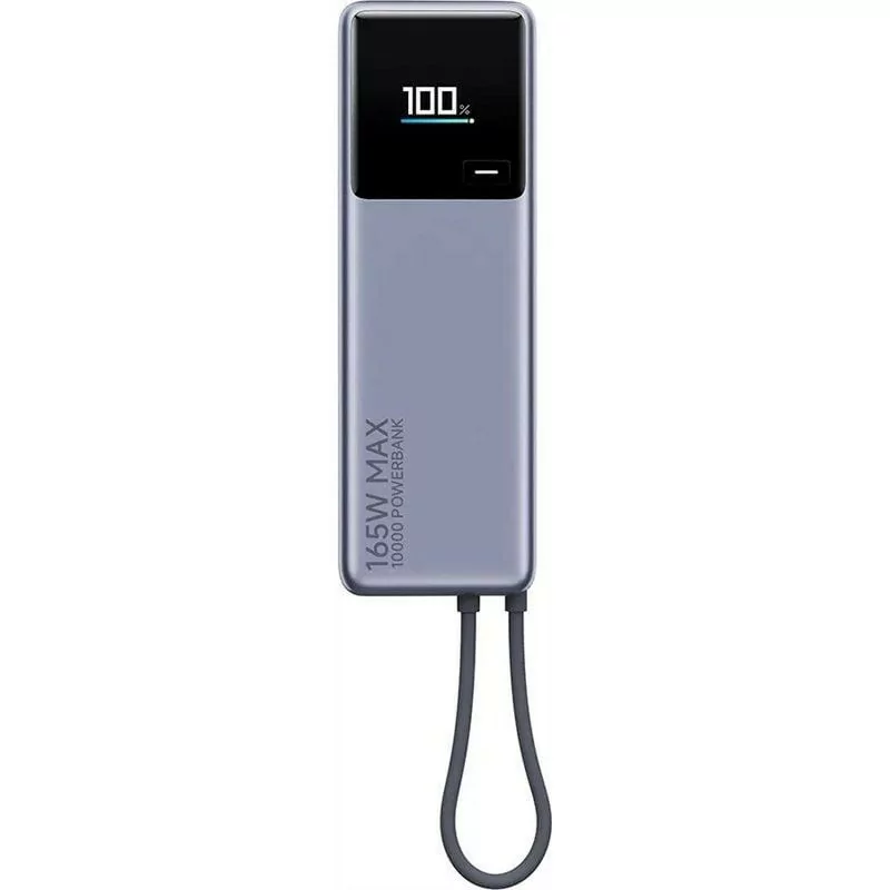 Power Bank Xiaomi 10000mAh com Cabo Integrado – (165W, Cinzento)|Xiaomi|6941812743614 Power Bank Xiaomi 10000mAh com Cabo Integrado – (165W, Cinzento)|Xiaomi|6941812743614