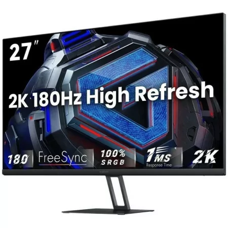 Monitor Gaming Xiaomi G27Qi 27" QHD, 1ms, 180Hz, IPS, Preto|Xiaomi|6941948703230