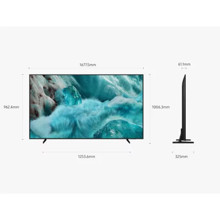 Smart TV Samsung 75" QLED 4K – TQ75Q7FAAUXXC (Processador Q4 AI, Quantum HDR, Dolby Atmos, Gaming Hub)|Samsung|8806097122586