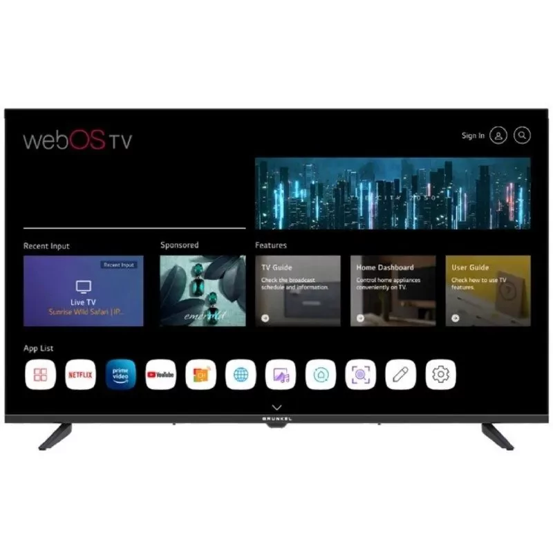 Smart TV Grunkel 43 LED - 4300PBW - (109cm - WebOS - 4K) Smart TV Grunkel 43 LED - 4300PBW - (109cm - WebOS - 4K)