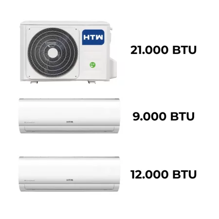 HTW Multisplit Kit (2x1) - 21000 BTU IX41B2R32 (9000BTU + 12000BTU IX21D5)