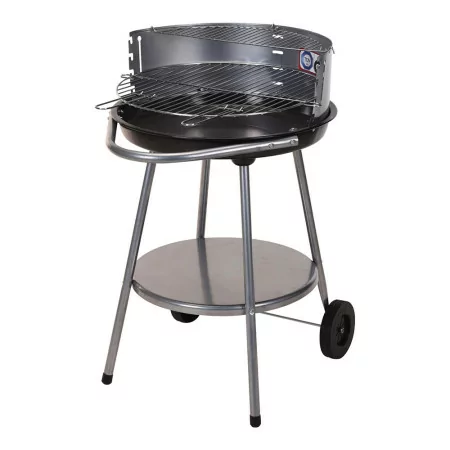 Semi-Open Charcoal Barbecue – (With Wheels - Ø51 cm x 75cm) | BASICS