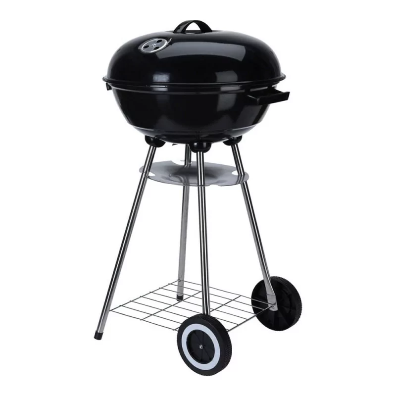 Churrasqueira a Carvão com Tampa e Rodas – Ø46 x 84 cm | BBQ Collection Churrasqueira a Carvão com Tampa e Rodas – Ø46 x 84 cm | BBQ Collection