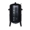 Barrel Type Smoker Grill – Black | BBQ Collection