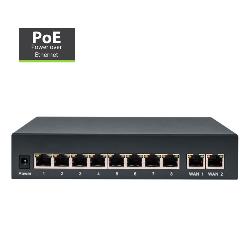 Switch Rede PoE Amiko LS-RT812