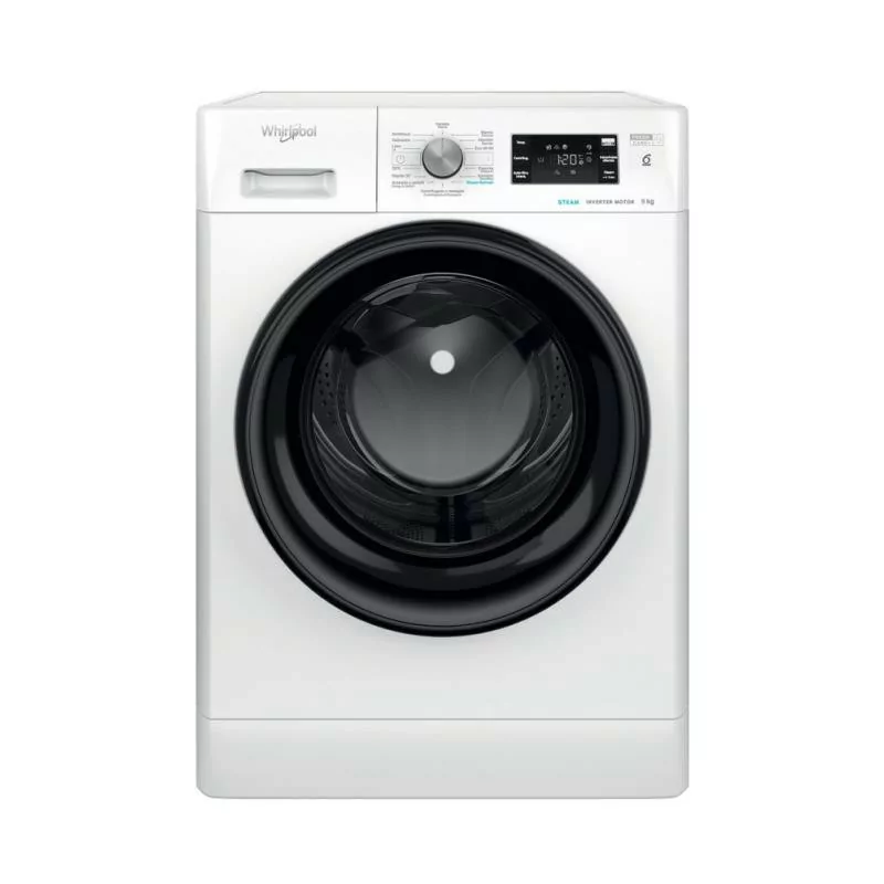 Whirlpool Washing Machine - 9kg 1400rpm Inverter White | FFB 9489 BVS PT Whirlpool Washing Machine - 9kg 1400rpm Inverter White | FFB 9489 BVS PT