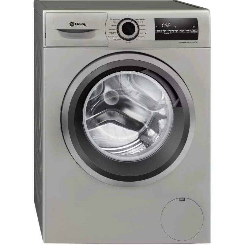 Máquina Lavar Roupa Balay - 8Kg 1400rpm Prateada | 3TS282X Máquina Lavar Roupa Balay - 8Kg 1400rpm Prateada | 3TS282X