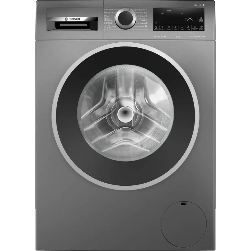 Máquina de Lavar Roupa Bosch Serie 6 - 9Kg - 1400rpm EcoSilence Inox | WGG244ZRES Máquina de Lavar Roupa Bosch Serie 6 - 9Kg - 1400rpm EcoSilence Inox | WGG244ZRES