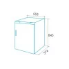 Edesa Mini Fridge (116L - 85cm - w/ Freezer) | EFS-0814 WH/A