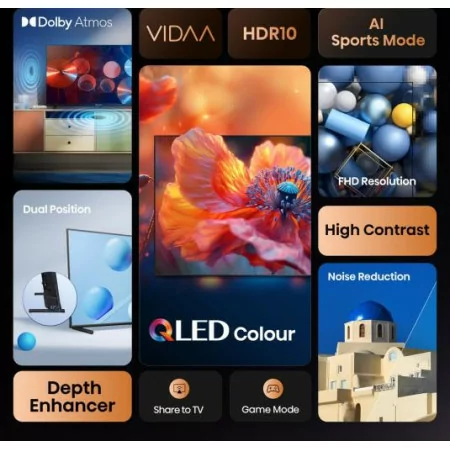 TV QLED Hisense 32A5Q (32" - 81cm - Full HD - Smart TV)|Hisense|6942351418179 TV QLED Hisense 32A5Q (32" - 81cm - Full HD - Smart TV)|Hisense|6942351418179