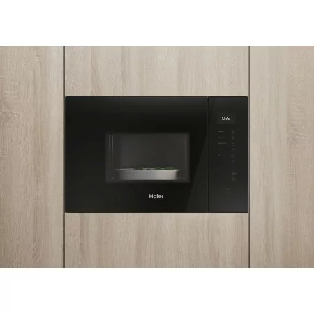 Micro‑ondas Integrável com Grill Haier H38FMWID4ID27N - (20 L - 900 W + 1 000 W - Preto - Encastre)|Haier|8059019089614