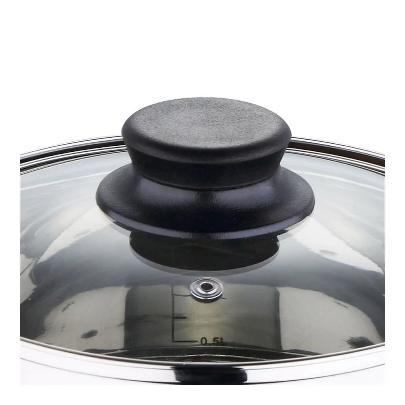 Trem de Cozinha Universal 5 Peças Inox – Toledo (Caçarola Ø16cm + Tachos c/ Tampa Ø18/20) - San Ignacio - SG8050