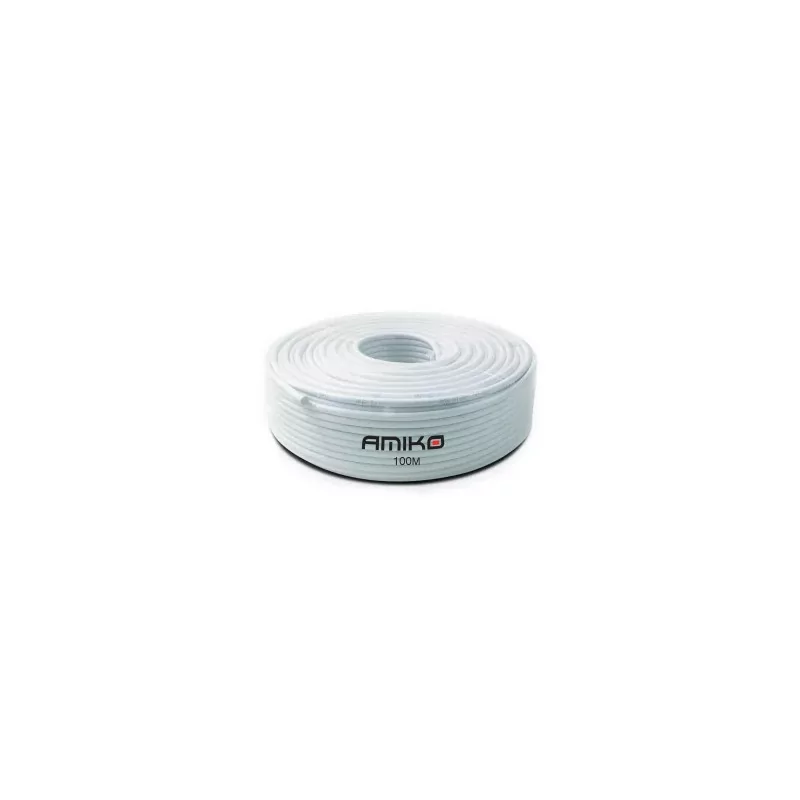 Cabo Coaxial Amiko 100M Trishield - Alta Blindagem|Amiko|5999883018972 Cabo Coaxial Amiko 100M Trishield - Alta Blindagem|Amiko|5999883018972