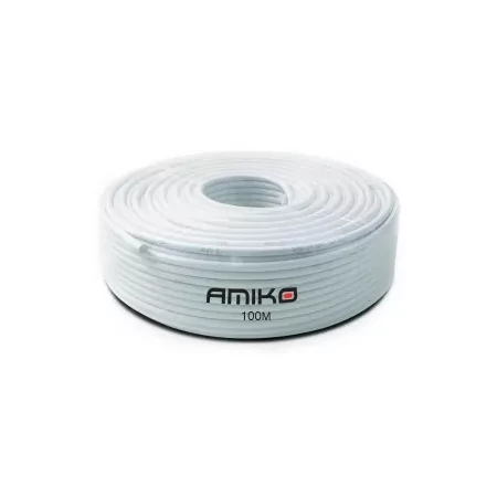 Cabo Coaxial Amiko 100M Trishield - Alta Blindagem|Amiko|5999883018972 Cabo Coaxial Amiko 100M Trishield - Alta Blindagem|Amiko|5999883018972