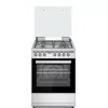 Cocina Orima 4 Bocas Gas + Horno Eléctrico Ventilado – 56 L – Half Inox