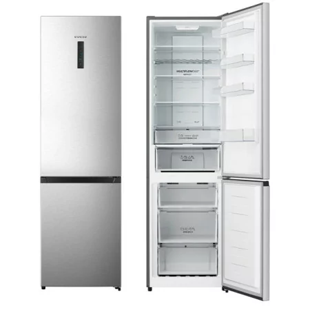 Edesa No Frost Combined Refrigerator - 336 L - 200cm - Stainless Steel | EFC-2035 NF EX