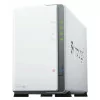 NAS Synology DiskStation DS223j | 2 Baías | CPU 4-Core Realtek RTD1619B | RAM 1GB DDR4 | Branco