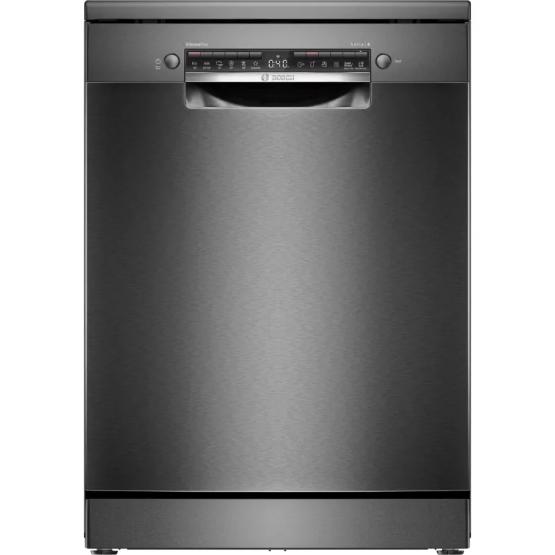 Bosch Dishwasher - (14 Sets - Class B - Black Steel) - SMS4EMC06E Bosch Dishwasher - (14 Sets - Class B - Black Steel) - SMS4EMC06E