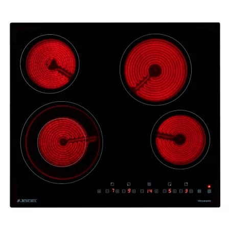 Placa Vitrocerâmica Jocel - (4 Zonas – 7000W - Controlo Tátil) - JP4EV021267|Jocel|5601774021267