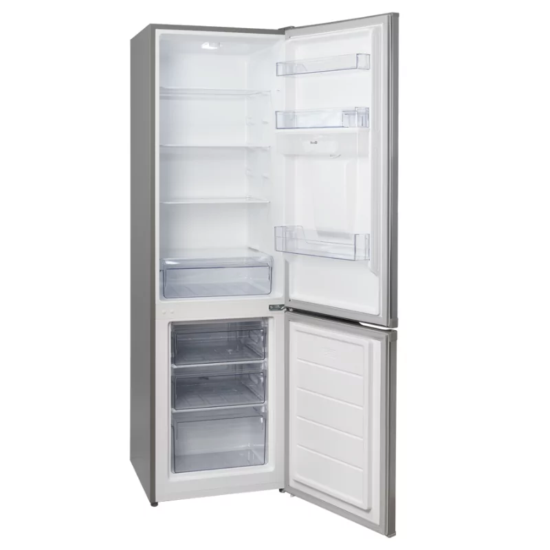 Jocel JC-273LID Fridge Freezer (260L - Class E - Stainless Look)