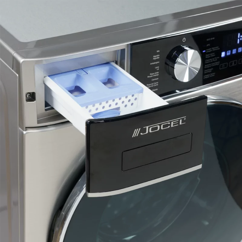 Jocel 10kg Washing Machine - (1400 rpm - Inverter Motor - Stainless Steel Look - AI Smart Wash - Class A) - JLR014764