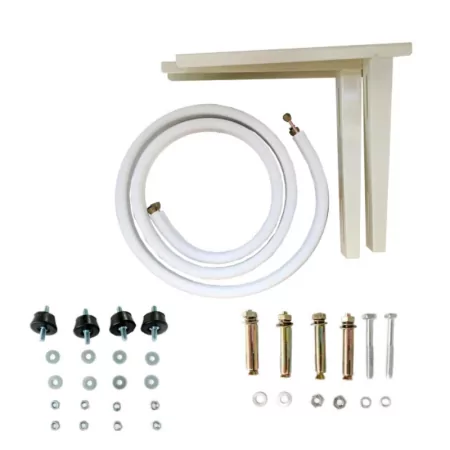 Kit de Instalação de Ar Condicionado - (5M - 1/4-3/8 + Esquadro + SilentBlock + TAC) - BOD-SK5M1438-EST
