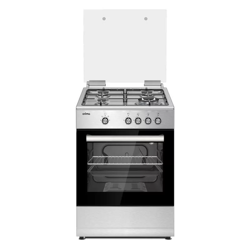 Cocina Orima OR-650-X (4 Quemadores Gas - Inox - Horno a Gas 55L) Cocina Orima OR-650-X (4 Quemadores Gas - Inox - Horno a Gas 55L)