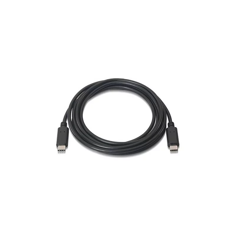 Cabo USB-C Aisens - (2.0 - 0.5M - Preto) - A107-0055|AISENS|8436574700541 Cabo USB-C Aisens - (2.0 - 0.5M - Preto) - A107-0055|AISENS|8436574700541