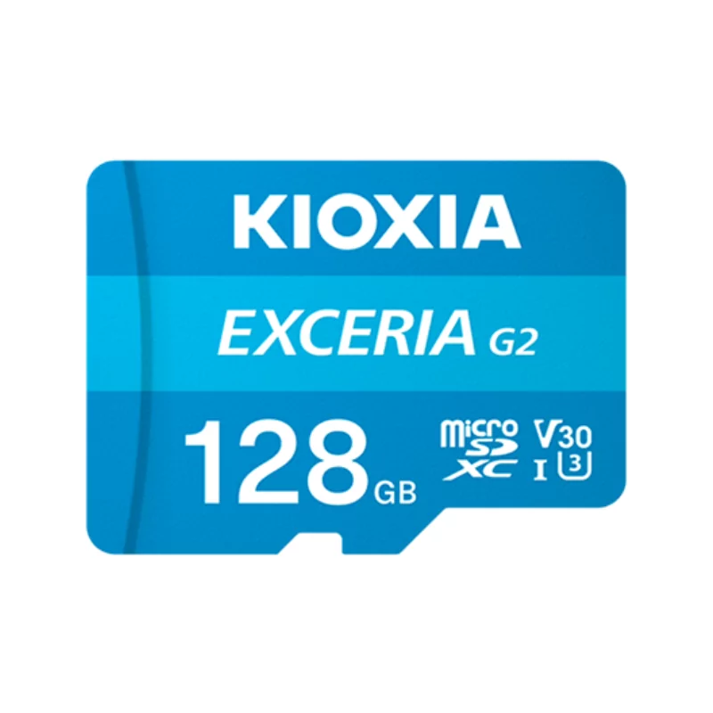 Kioxia Cartão MicroSD EXCERIA G2 128GB - Alta velocidade 100 MB/s Class 3 U3 V30|Kioxia|4582563854505 Kioxia Cartão MicroSD EXCERIA G2 128GB - Alta velocidade 100 MB/s Class 3 U3 V30|Kioxia|4582563854505