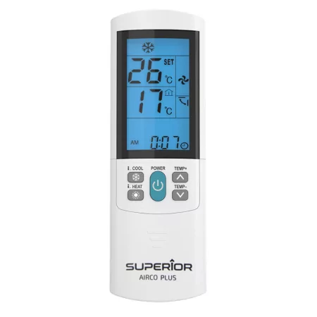 Superior Electronics Comando Aire Acondicionado Universal AirCo Plus - Compatibilidade 4000+ Códigos Display Retroiluminado