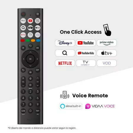 Smart TV Hisense 55" - (140cm - VIDAA OS - UHD 4K) - 55A6Q