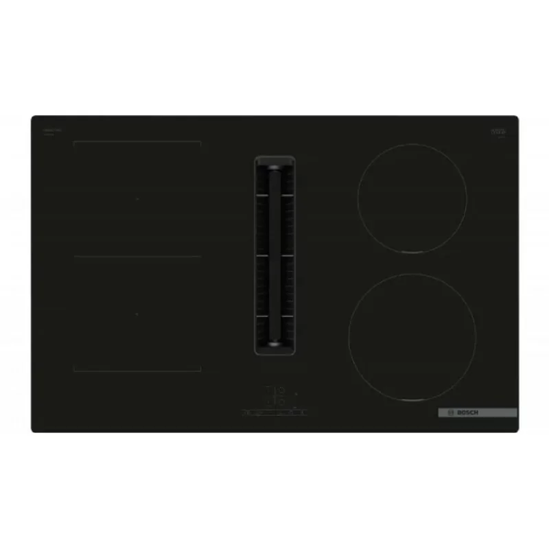 Placa Indução Bosch PVS811B16E (4 Zonas - 80cm - Touch Control) - Ventilação Integrada|Bosch|4242005433698 Placa Indução Bosch PVS811B16E (4 Zonas - 80cm - Touch Control) - Ventilação Integrada|Bosch|4242005433698