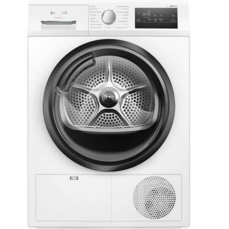 Máquina Secar Roupa Siemens iQ300 WT43HV91ES (8kg - Bomba Calor - A++) - Secagem Eficiente