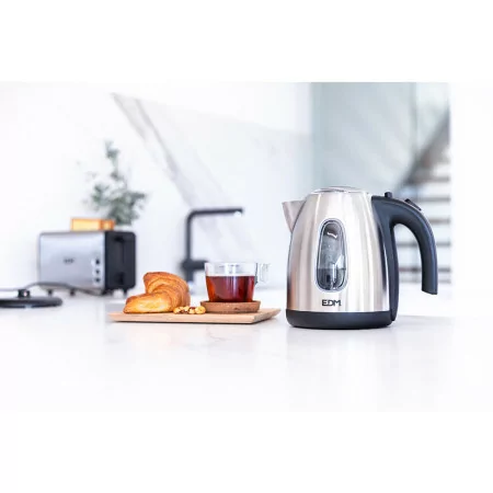 Chaleira Elétrica EDM 1,7 L - Inox 2200 W com Desligamento Automático