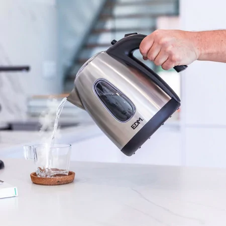Chaleira Elétrica EDM 1,7 L - Inox 2200 W com Desligamento Automático
