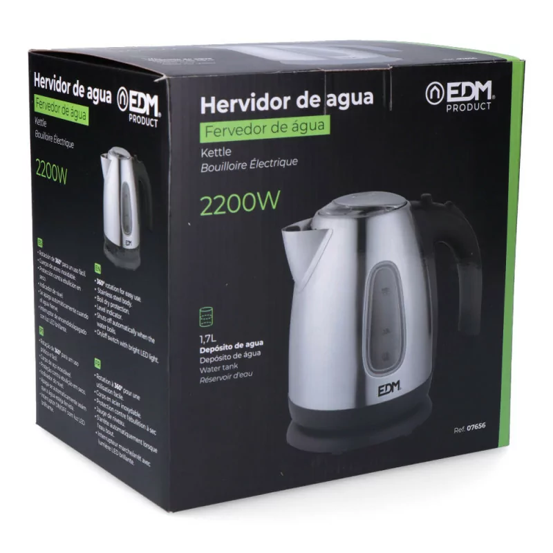 EDM Kettle Water Boiler 2200W 1.7L (2200W - 1.7L)