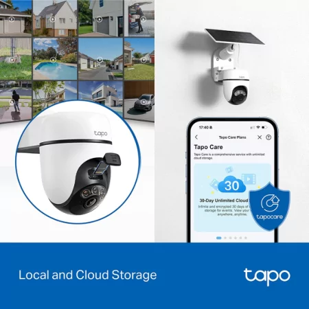TC90KIT - TP-Link Tapo TC90 Kit Smart Security Camera - Outdoor Wi-Fi Pan/Tilt + Solar Panel
