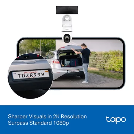 TC90KIT - TP-Link Tapo TC90 Kit Smart Security Camera - Outdoor Wi-Fi Pan/Tilt + Solar Panel