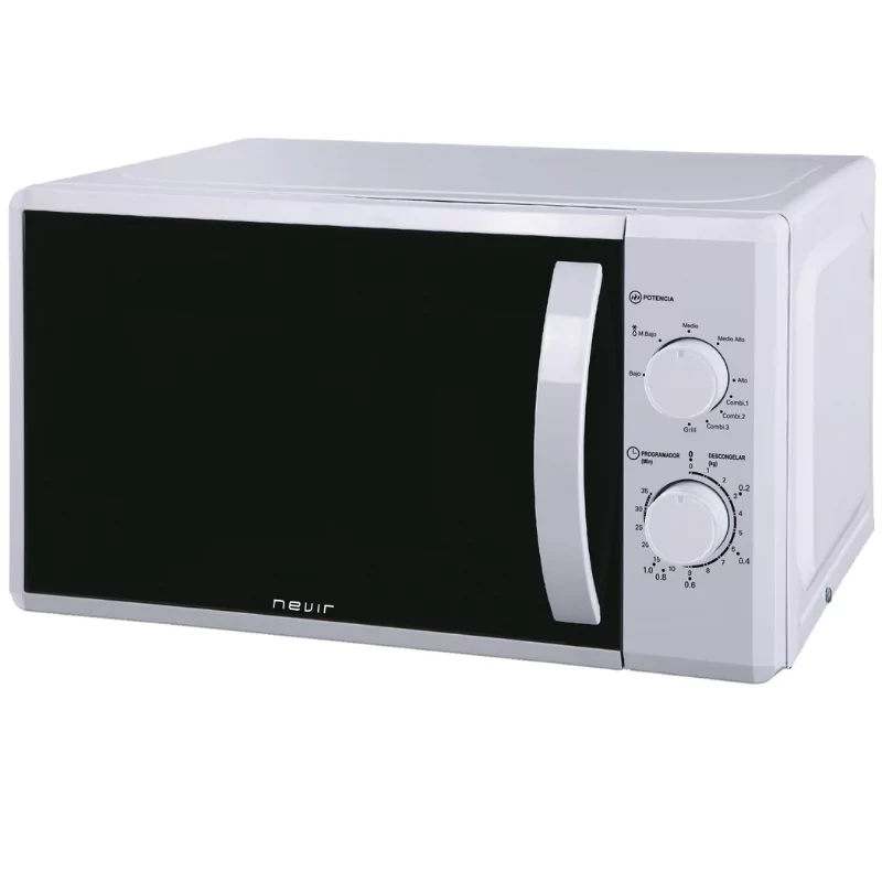 Nevir Grill Microwave - (20L - 700W - 5 Levels - White) - NVR-6227MG