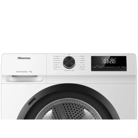 Máquina Secar Roupa Hisense DHQE800BW (8kg - Bomba de Calor - D)|Hisense|6901101831187