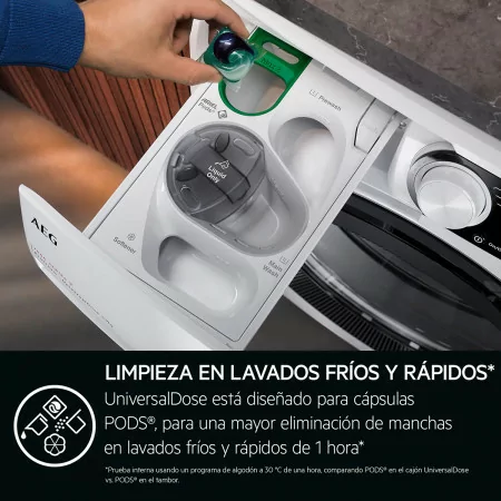 Máquina de Lavar e Secar Roupa AEG LWR7316O4O (10kg/6kg - 1600rpm - Classe A)|Aeg|7332543984282 Máquina de Lavar e Secar Roupa AEG LWR7316O4O (10kg/6kg - 1600rpm - Classe A)|Aeg|7332543984282