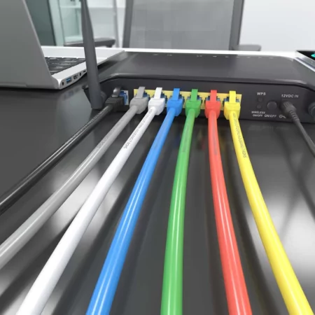 Cabo de Rede RJ45 AWG26 CCA UTP Cat6 Aisens - 1M - Preto